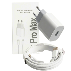 Cargador 35w Para IPhone 16, 17 Pro Max Power Delivery Usb-c