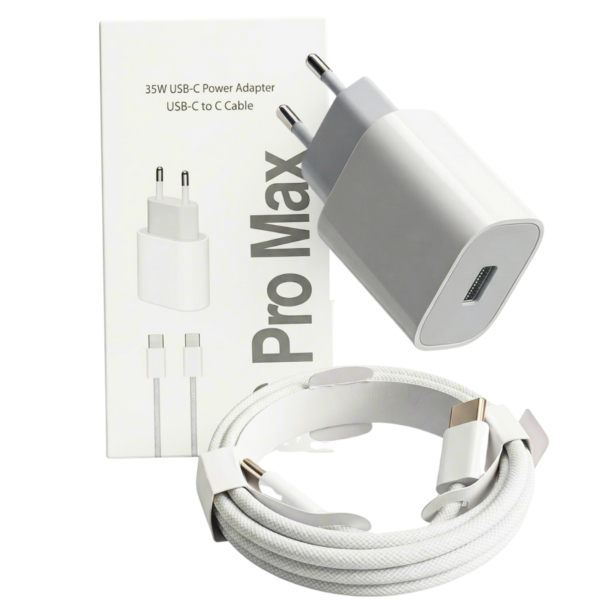 Cargador 35w Para IPhone 16, 17 Pro Max Power Delivery Usb-c