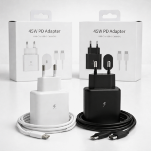 Cargador Super Rápido de 45w para Samsung/Android S23 S24 A56 con Cable de 5A