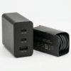Cargador Super Rápido 65w Trío P/ Samsung/Android S24 S25 Power Delivery con cable de 5A