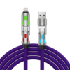 Cable para Celular de Carga Rápida 240w 4 En 1 Para iPhone Android con Luces Led