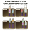 Cable para Celular de Carga Rápida 240w 4 En 1 Para iPhone Android con Luces Led