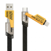 Cable de Carga Rápida para Celular o Tablet hasta 65w 4 En 1 para iPhone Samsung Android