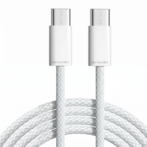 Cable de Carga para iPhone 16, 17 Pro  Tipo C- C 60w Trenzado 1m