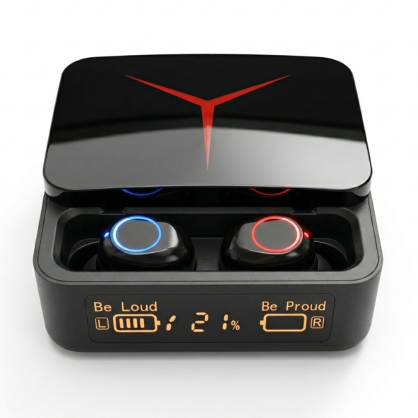 Auriculares Bluetooth M90 Pro Leds Power Bank 1200mAh
