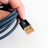 Cable para Celular Tablet Notebook de Carga Rápida 240w-100w Display C- C  / USB-A-C de 1 y 2 Metros
