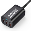 Estación de Carga de 200w De 6 Puertos Compatible Celular Tablet
