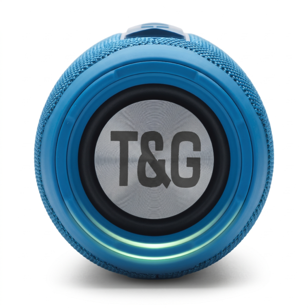 Parlante Portátil Inalámbrico T&G 663 Bluetooth 16w Luces Led Rgb, Batería Recargable