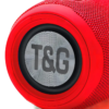 Parlante Portátil Inalámbrico T&G 663 Bluetooth 16w Luces Led Rgb, Batería Recargable