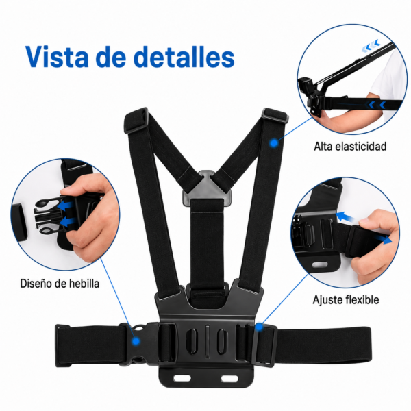 Arnés De Pecho Para Celular o Cámara Contenido Deportes