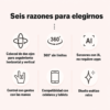 Gimbal 360° Seguimiento Facial Horizontal y Vertical Vlogg Creación de Contenido