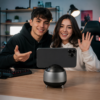 Gimbal 360° Seguimiento Facial Horizontal y Vertical Vlogg Creación de Contenido