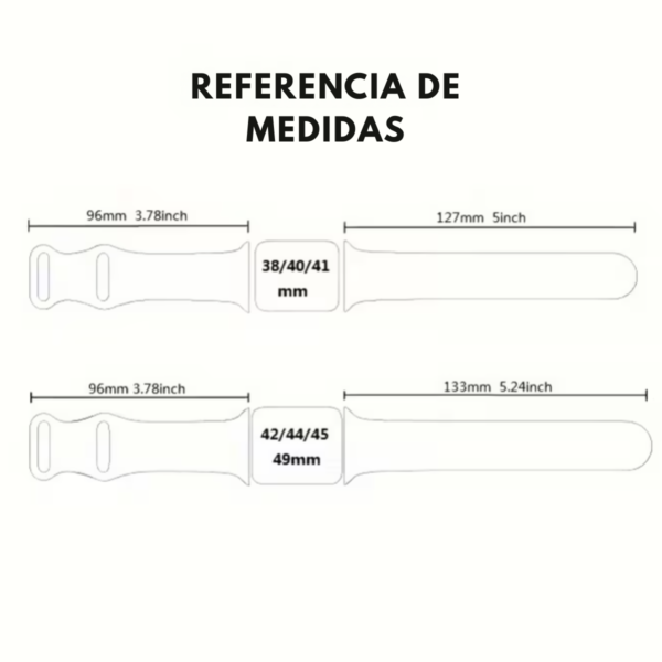 Malla Para Apple Watch Sport 38/40/41/42/44/45/49mm