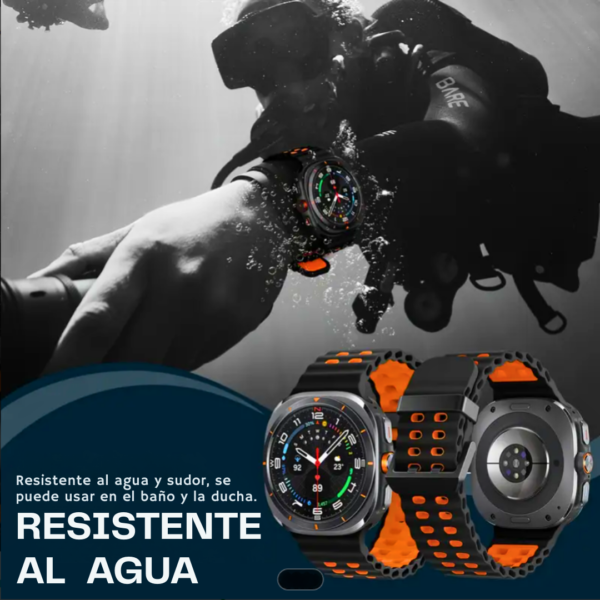 Correa Malla Para Samsung Galaxy Watch Ultra 47mm Silicona