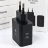 Cargador 60w Super Fast/Low Standby para Samsung S26 Ultra, S25, Galaxy Tab, Android, s/Cable