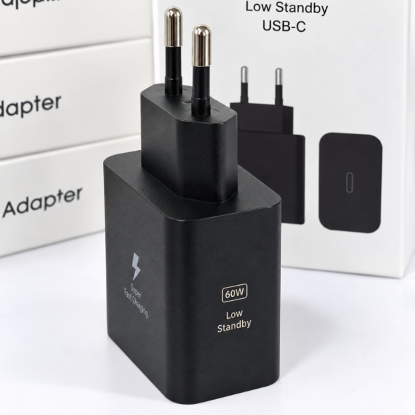 Cargador 60w Super Fast/Low Standby para Samsung S26 Ultra, S25, Galaxy Tab, Android, s/Cable