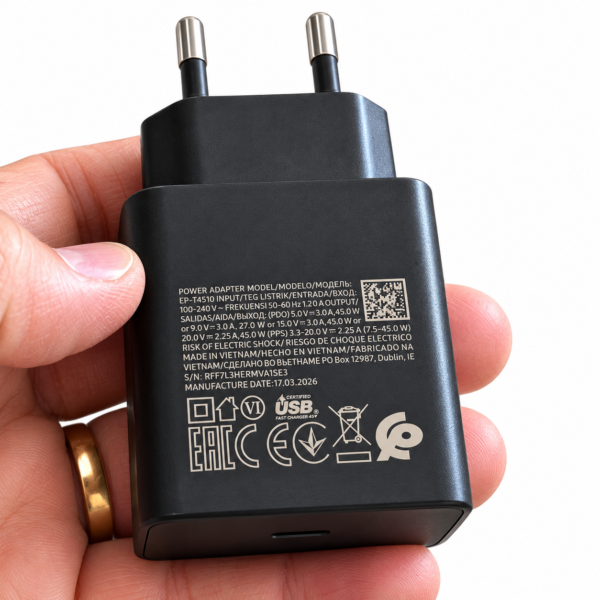Cargador 45w Para Samsung Super Rápido/Low Standby S25 Ultra, A56, A57, Galaxy Tab Cable 1.8m